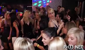 Verrückte Party im Nachtclub